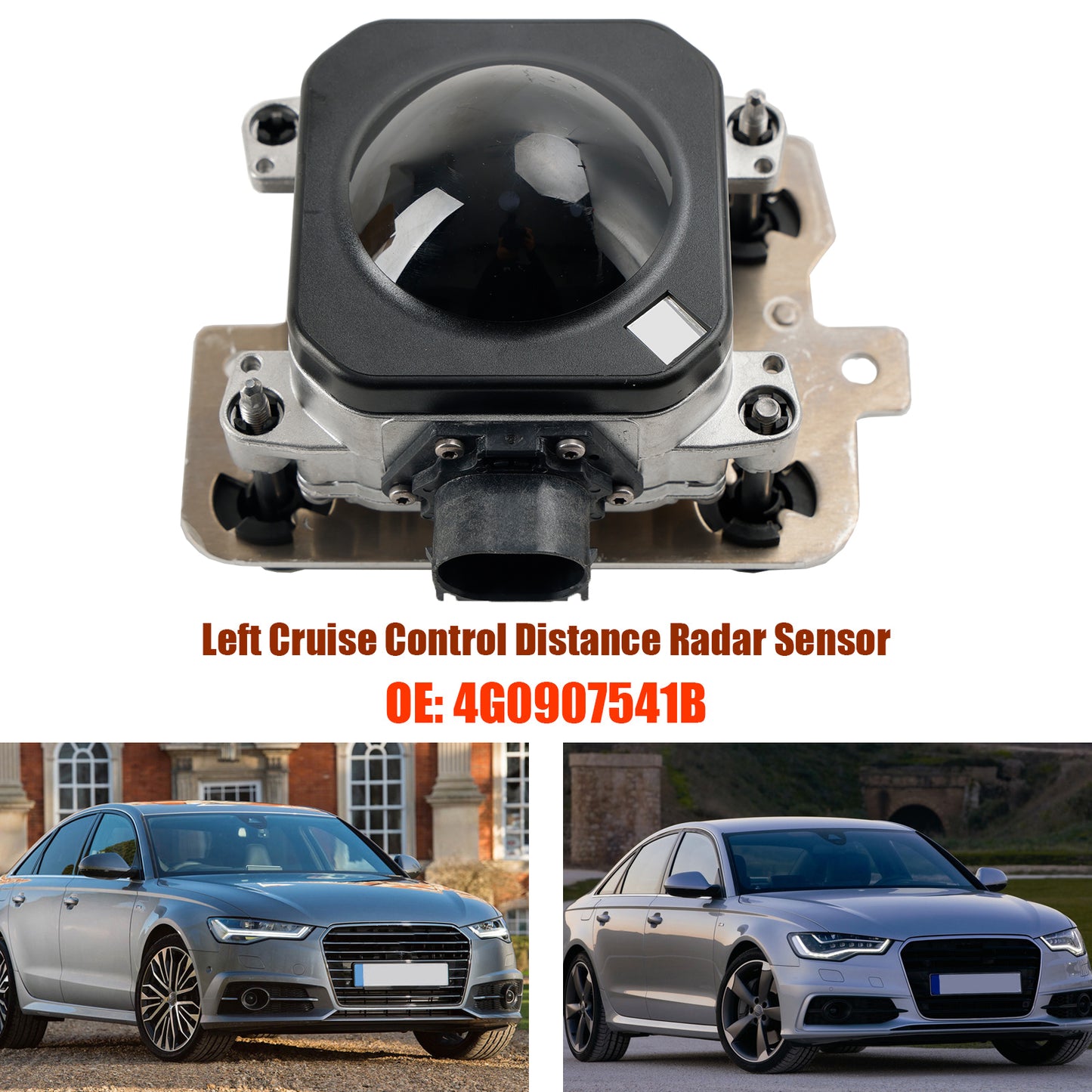 Audi A6 A7 2016-2018 Sensore radar di distanza Cruise Control sinistro 4G0907541B