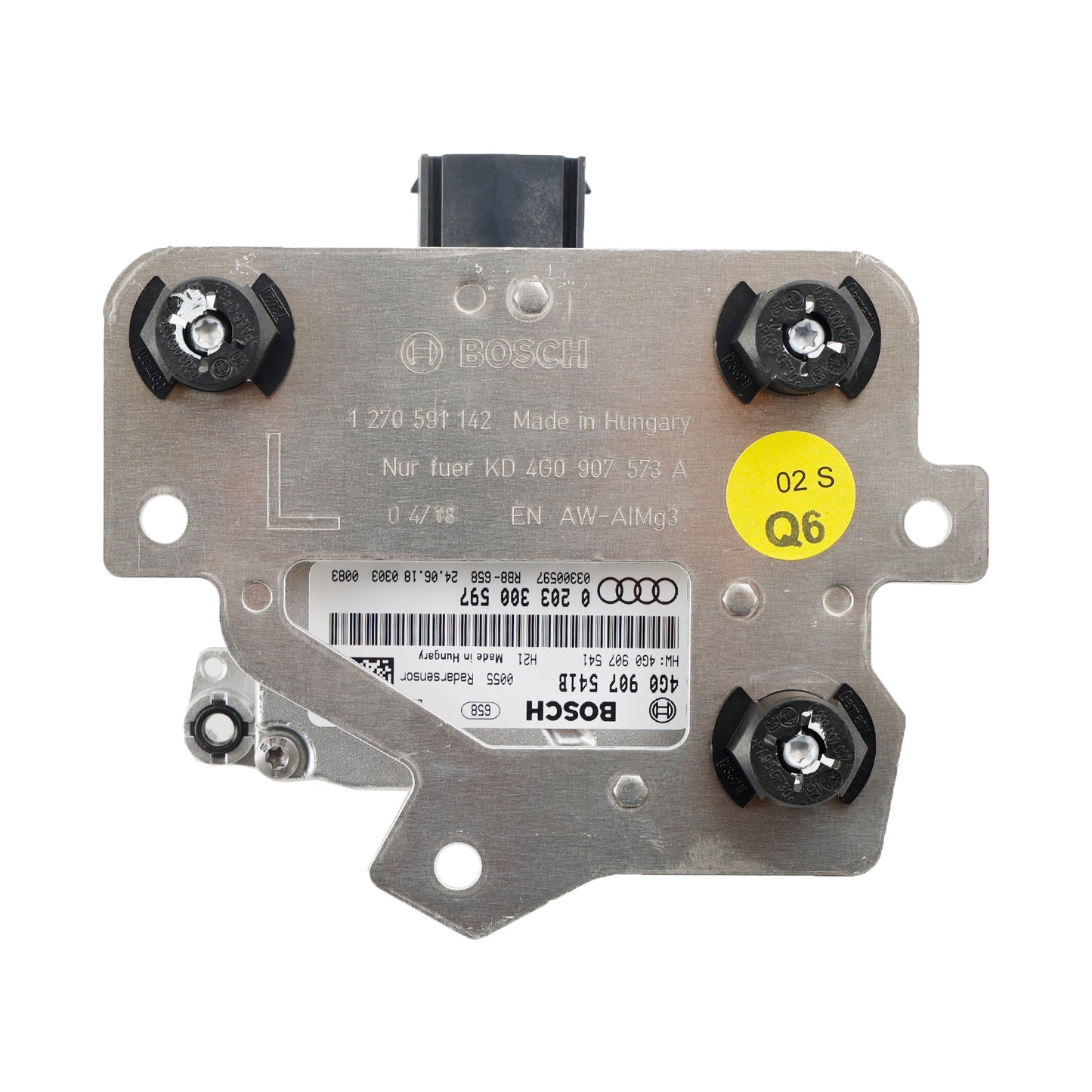 Audi A6 A7 2016-2018 Sensore radar di distanza Cruise Control sinistro 4G0907541B