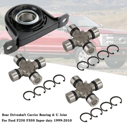 Ford F250 F350 Superduty 4WD Cuscinetto supporto albero di trasmissione e kit giunto a U Fedex Express