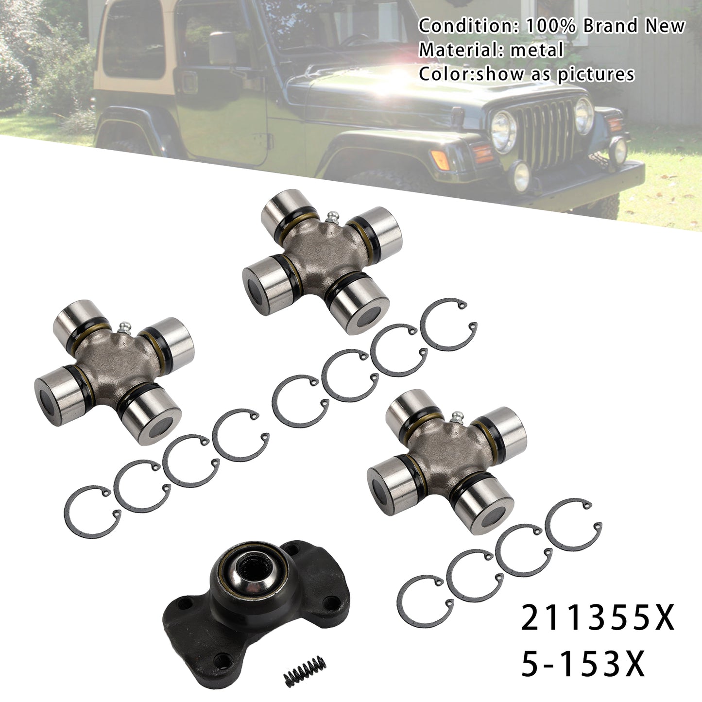 Giunto cardanico doppio Jeep Cherokee XJ 1984-2001 211355X + 5-153X
