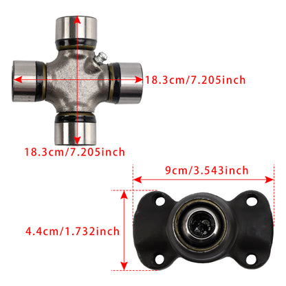 Giunto cardanico doppio 211355X + 5-153X per Jeep Wrangler Cherokee XJ TJ
