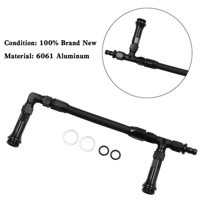 Doppia pompa per linea di alimentazione carburatore a doppia alimentazione intrecciata AN6 per carburatore Holley 4150