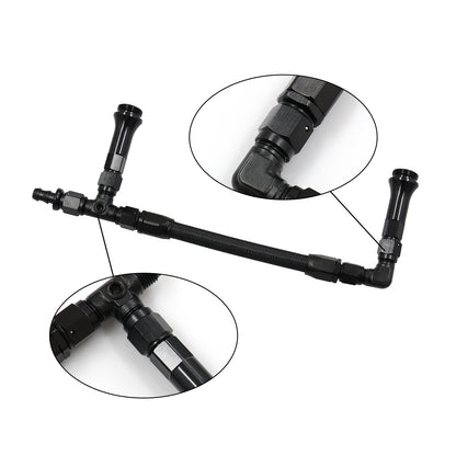 Doppia pompa per linea di alimentazione carburatore a doppia alimentazione intrecciata AN6 per carburatore Holley 4150