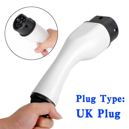 Protable 13A EV Cavo di Ricarica Tipo 2 Spina UK 3 Pin Caricatore per Auto Elettrica 5.5M