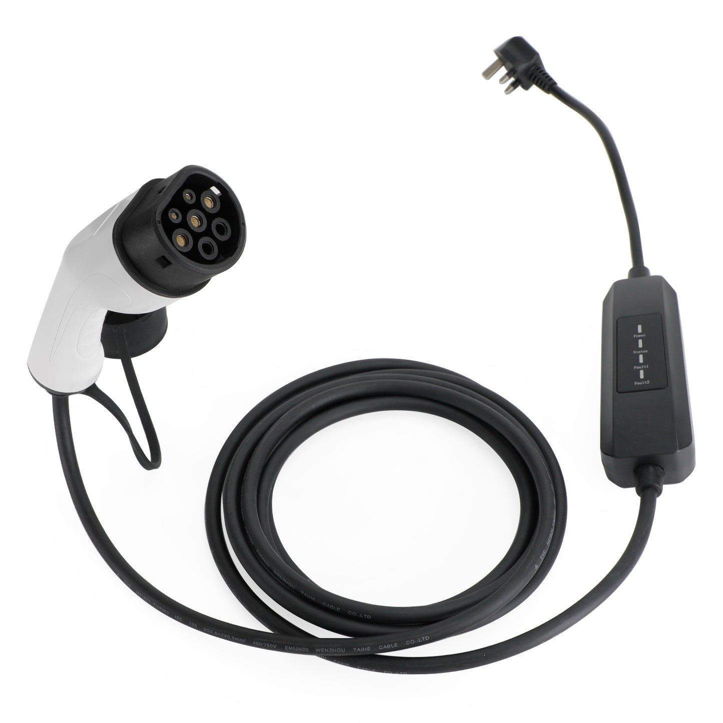 Protable 13A EV Cavo di Ricarica Tipo 2 Spina UK 3 Pin Caricatore per Auto Elettrica 5.5M