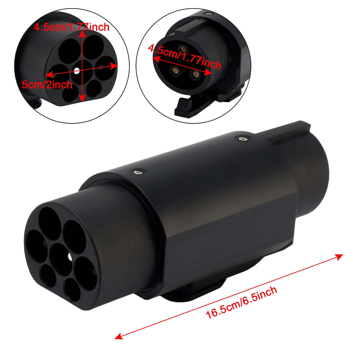 Cavo di ricarica per auto SAE da tipo 2 a tipo 1 Adattatore per caricabatteria da auto IEC 62196 da 2 a J1772
