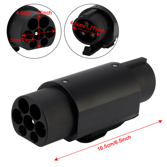 Cavo di ricarica per auto SAE da tipo 2 a tipo 1 Adattatore per caricabatteria da auto IEC 62196 da 2 a J1772