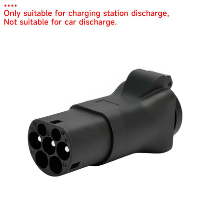 Adattatore per spina convertitore stazione di ricarica EV tipo 2 a scarica 16A IEC62196