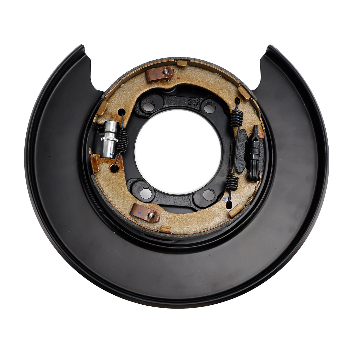 Piastra freno di stazionamento posteriore sinistra+destra Kia Sorento 2010-2012 582502P100+582702P100