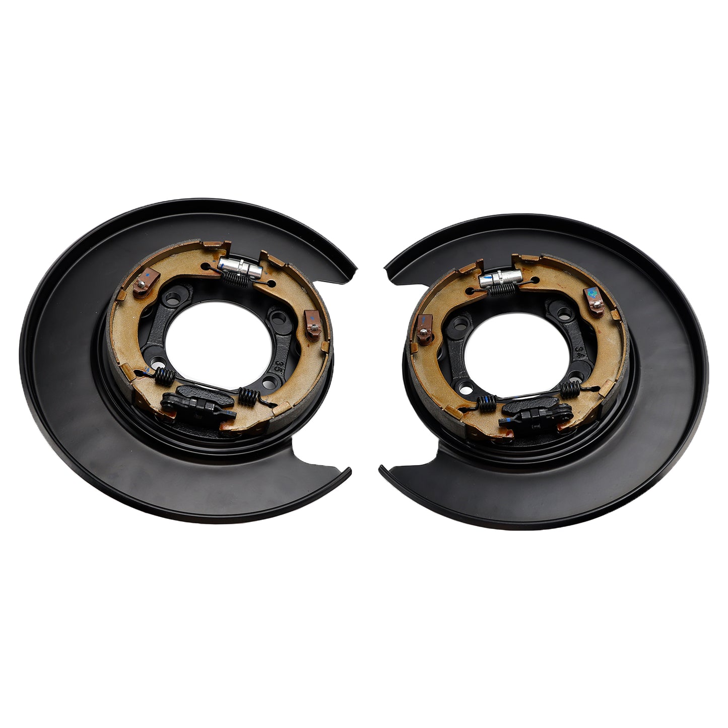 Piastra freno di stazionamento posteriore sinistra+destra Kia Sorento 2010-2012 582502P100+582702P100