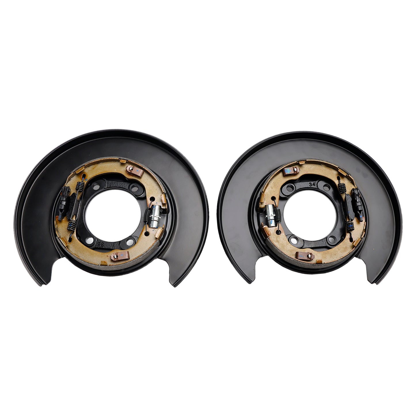 Piastra freno di stazionamento posteriore sinistra+destra Kia Sorento 2010-2012 582502P100+582702P100