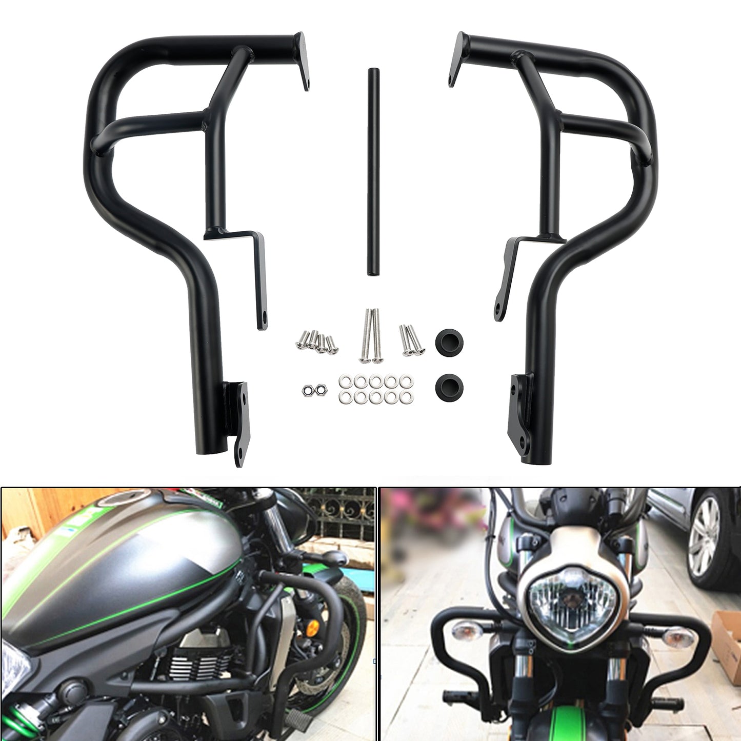 Paraurti motore protezione barra di protezione adatta per Kawasaki Vulcan S 650 2015-2024 generico