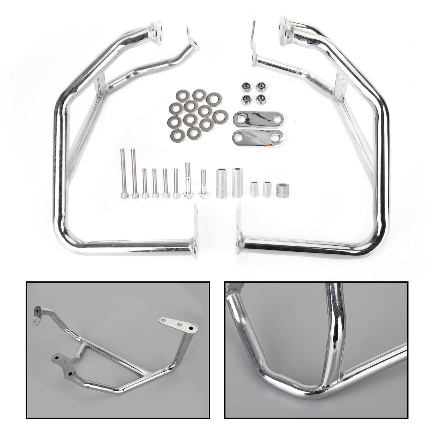 Paramotore Paraurti Paraurti Protezione Telaio Anti-Crash Per Honda Gl1800 Gold Wing 18-20 Generico