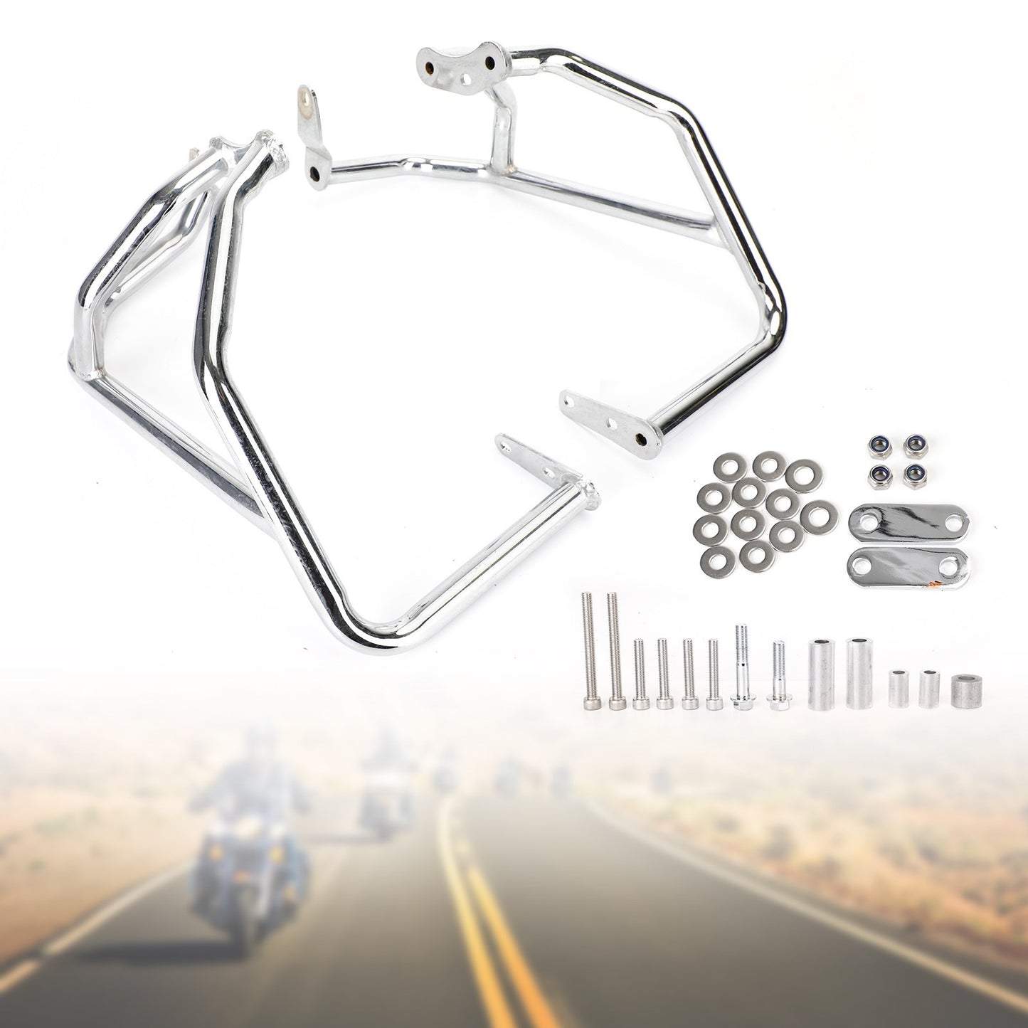 Paramotore Paraurti Paraurti Protezione Telaio Anti-Crash Per Honda Gl1800 Gold Wing 18-20 Generico