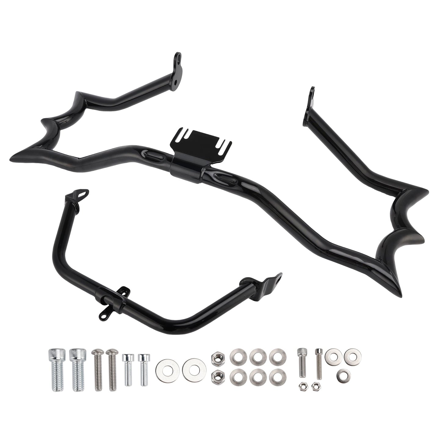 Kit barra di protezione per paraurti e motore Touring Road King 2009-2023, cromato