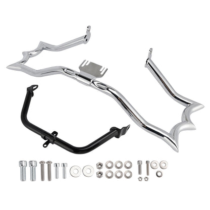 Kit barra di protezione per paraurti e motore Touring Road King 2009-2023, cromato