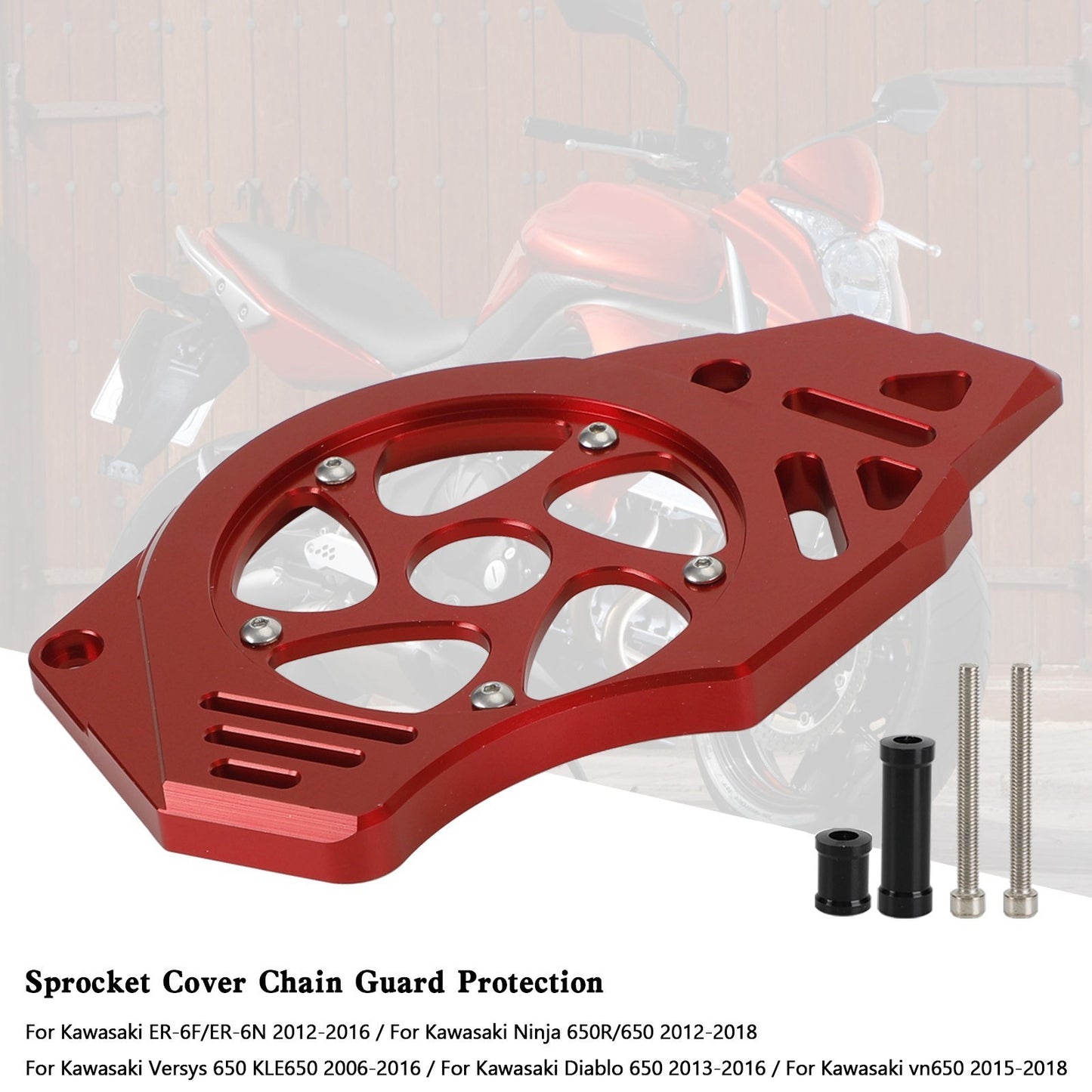 Le migliori offerte per Kawasaki Ninja Vulcan 650 ER-6N Protezione Paracatena Copertura Pignone