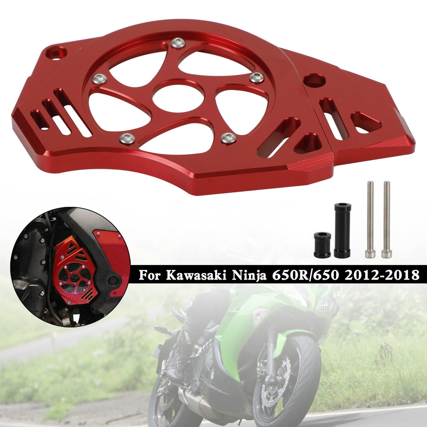 Le migliori offerte per Kawasaki Ninja Vulcan 650 ER-6N Protezione Paracatena Copertura Pignone