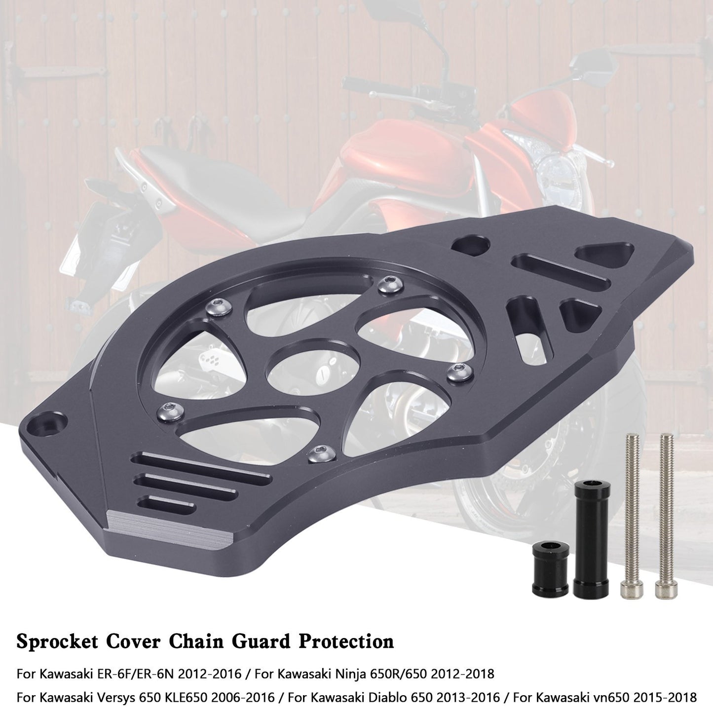 Le migliori offerte per Kawasaki Ninja Vulcan 650 ER-6N Protezione Paracatena Copertura Pignone