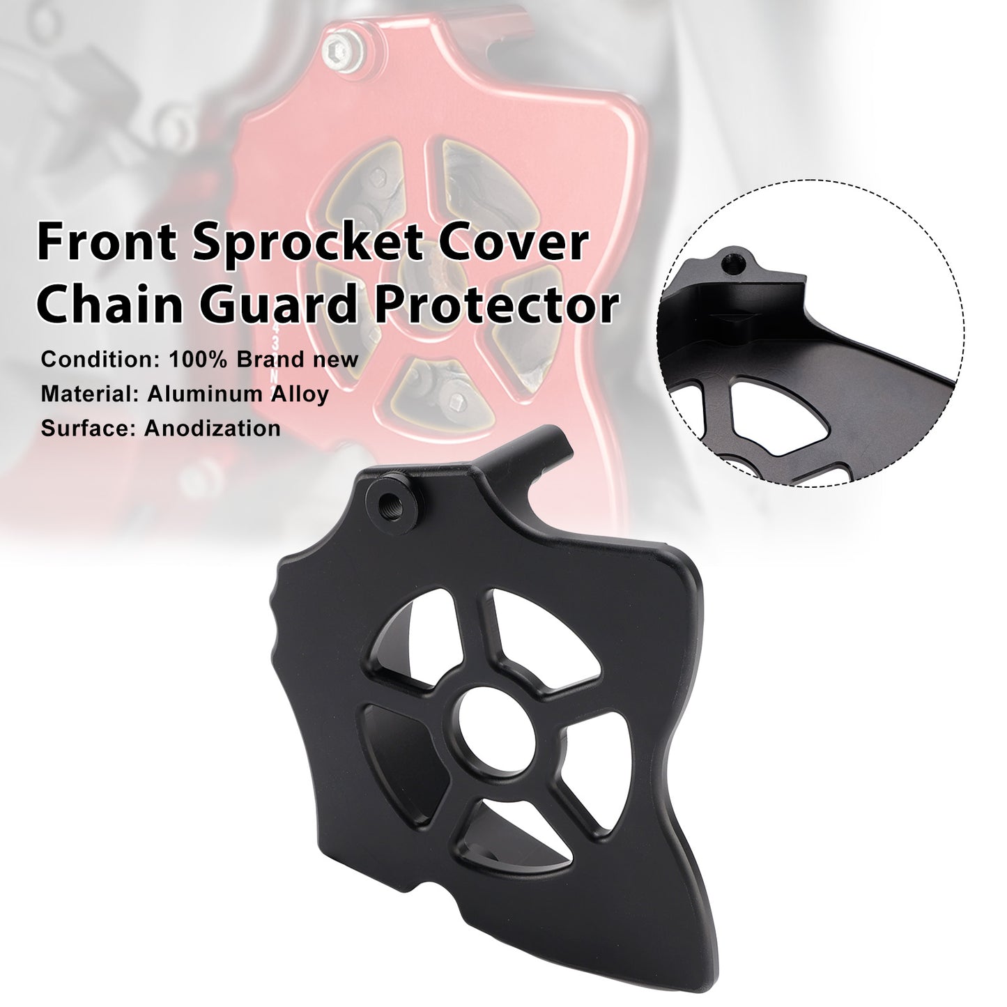 Protezione per la protezione della catena del pignone anteriore Honda XR650L 1993-2025
