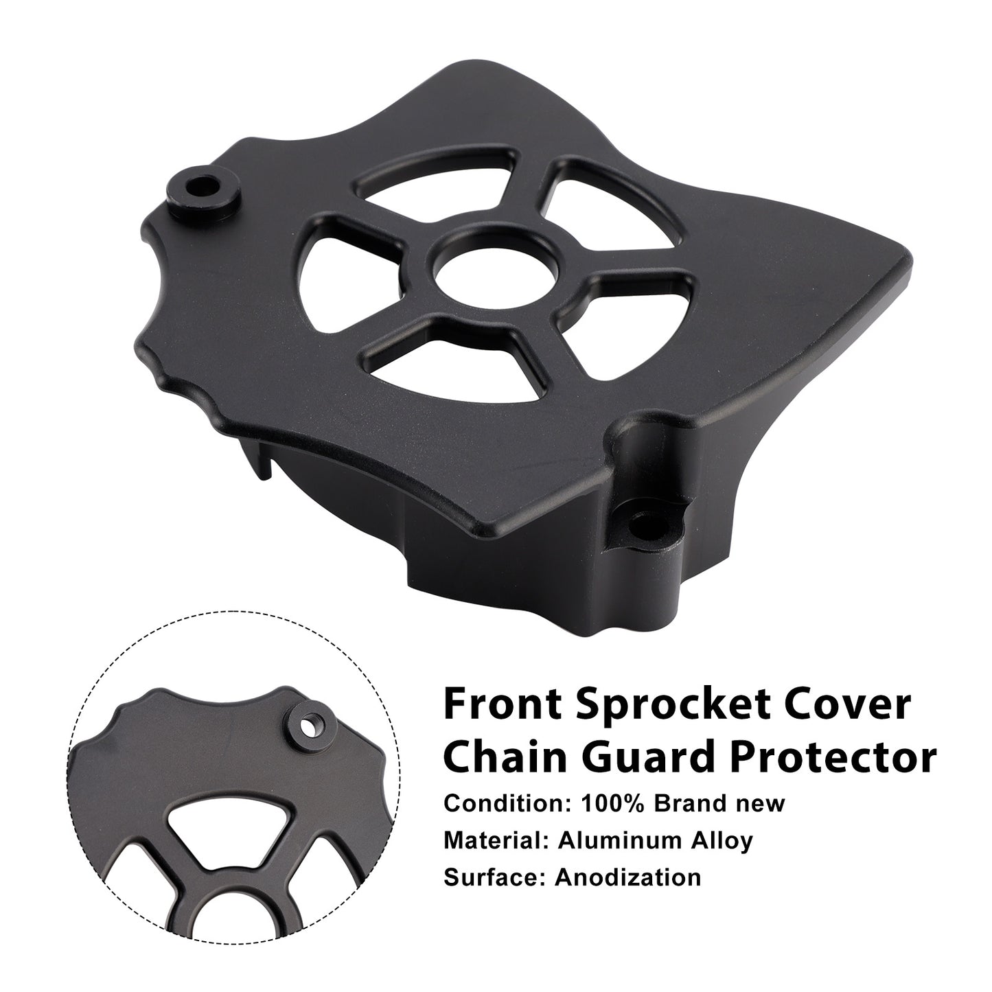 Protezione per la protezione della catena del pignone anteriore Honda XR650L 1993-2025