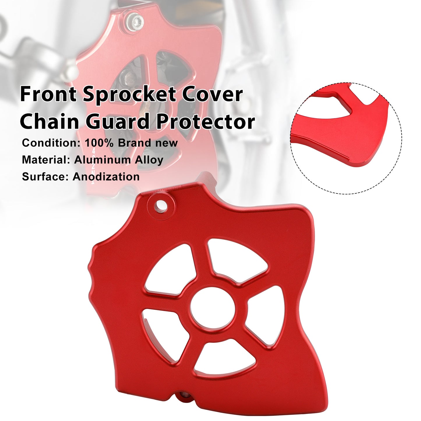 Protezione per la protezione della catena del pignone anteriore Honda XR650L 1993-2025