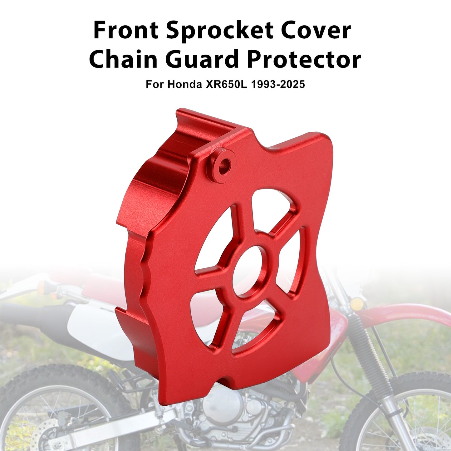 Protezione per la protezione della catena del pignone anteriore Honda XR650L 1993-2025
