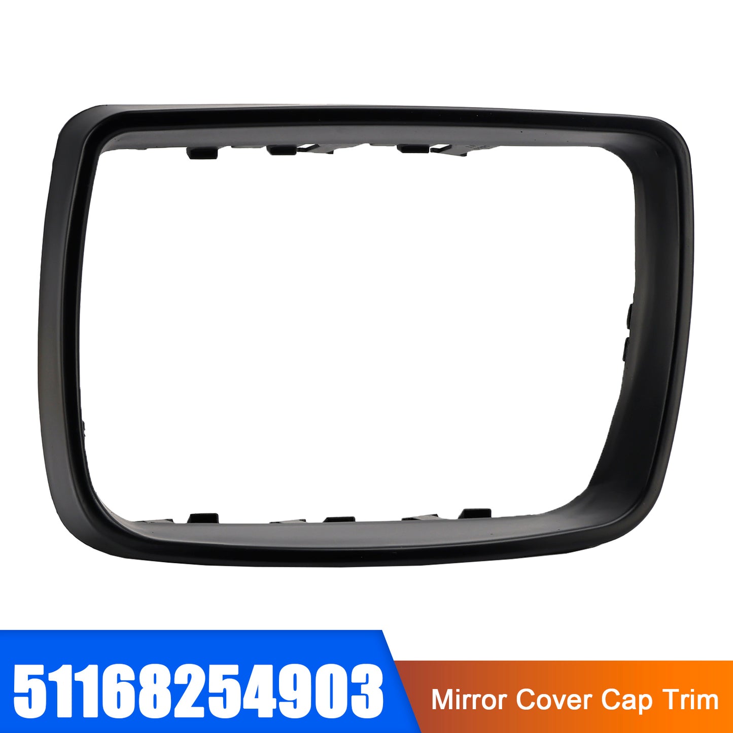 Tappo di copertura dello specchio della porta Anello di rivestimento lato sinistro per BMW X5 E53 2000-2006 51168254903