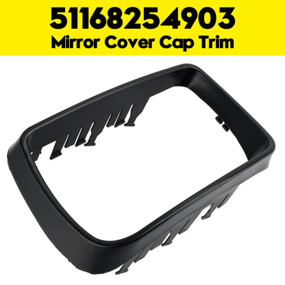 Tappo di copertura dello specchio della porta Anello di rivestimento lato sinistro per BMW X5 E53 2000-2006 51168254903
