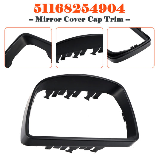 Tappo di copertura dello specchio Anello di rivestimento lato destro per BMW X5 E53 2000-2006 51168254904
