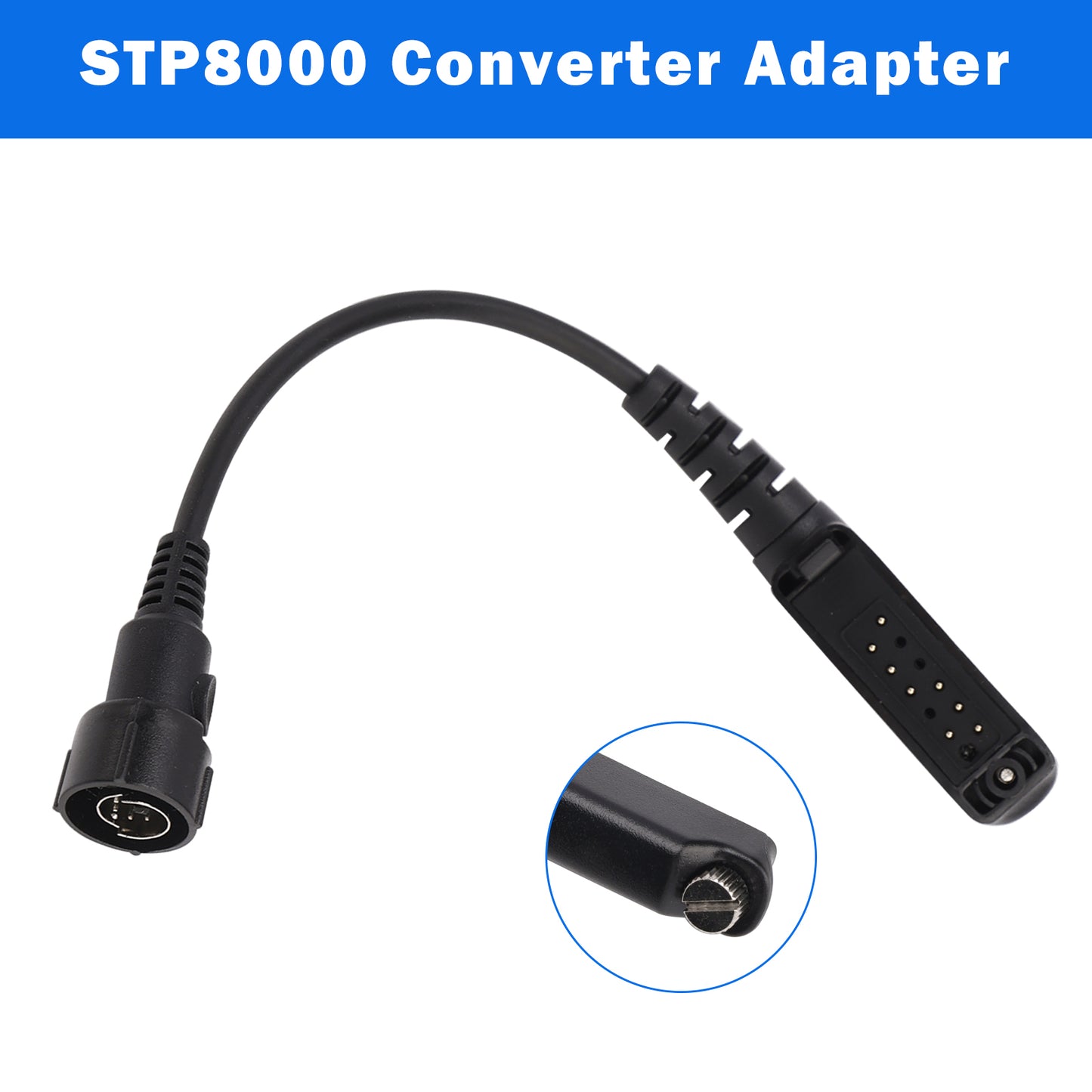 Cavo convertitore spina aeronautica sostituibile STP8000 per Sepura STP8030 STP8035