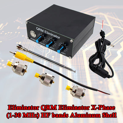 L'ultimo eliminatore QRM Eliminator X-fase (1-30 MHz) HF Bande Alluminio Shell