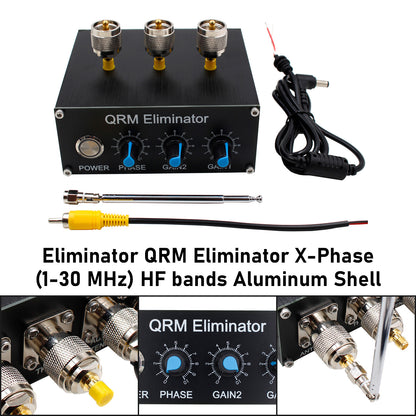 L'ultimo eliminatore QRM Eliminator X-fase (1-30 MHz) HF Bande Alluminio Shell