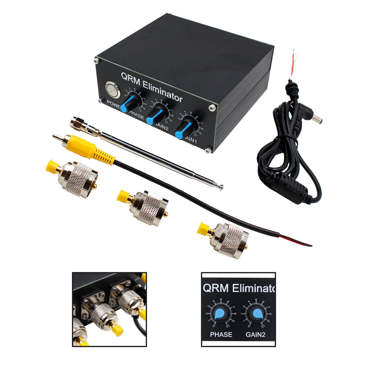 L'ultimo eliminatore QRM Eliminator X-fase (1-30 MHz) HF Bande Alluminio Shell