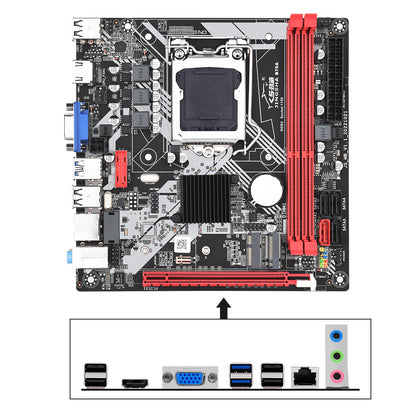 Scheda madre B75A LGA 1155 Supporto 2 * DDR3 USB3.0 SATA3 NVME WIFI Bluetooth