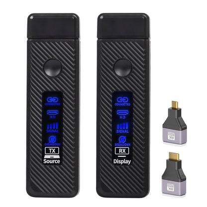 Proiettore wireless HDMI con schermo singolo HD 1080P 50M Trasmettitore e ricevitore video