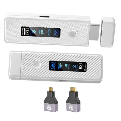 Proiettore wireless HDMI con schermo singolo HD 1080P 50M Trasmettitore e ricevitore video
