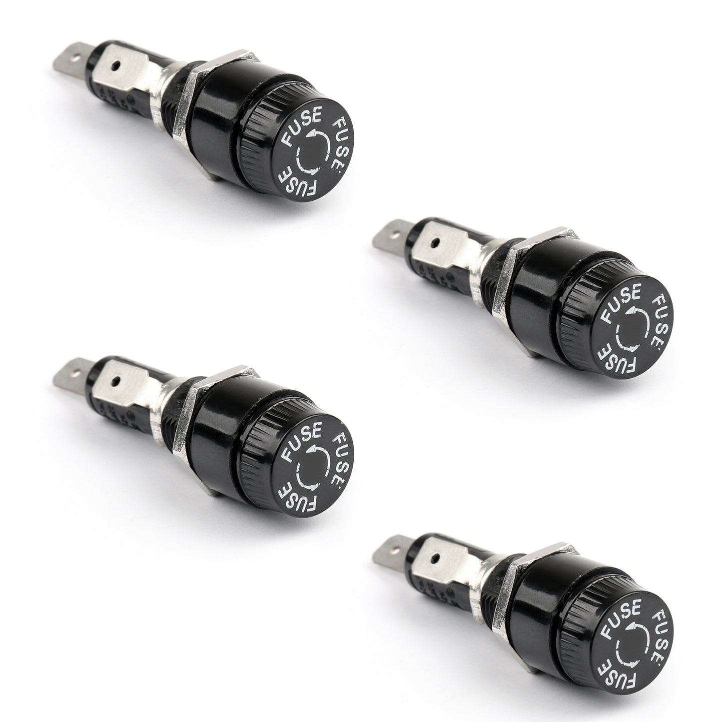 4PCS SCI R3-14C Supporto per fusibili telaio per montaggio a pannello per fusibili in vetro 6x30mm 10A 250V