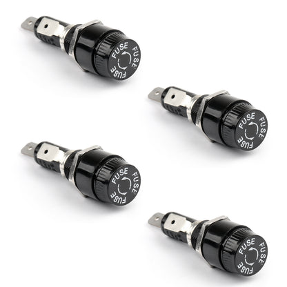 4PCS SCI R3-14C Supporto per fusibili telaio per montaggio a pannello per fusibili in vetro 6x30mm 10A 250V