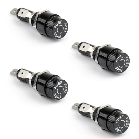 4PCS SCI R3-14C Supporto per fusibili telaio per montaggio a pannello per fusibili in vetro 6x30mm 10A 250V