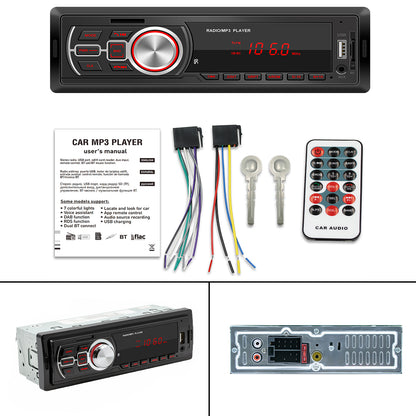 12V 25W Universal Car Bluetooth FM Radio Audio USB U Disk Card Reader Lettore MP3