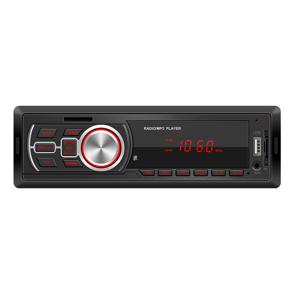 12V 25W Universal Car Bluetooth FM Radio Audio USB U Disk Card Reader Lettore MP3