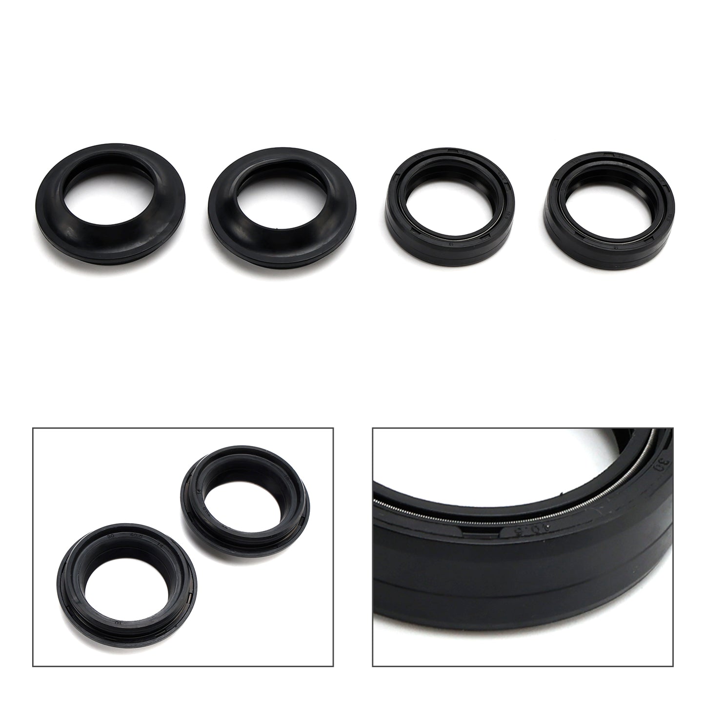 1974-2014 Yamaha TTR125 TY125 YBR125 DT125 RD125 Guarnizione forcella e kit parapolvere