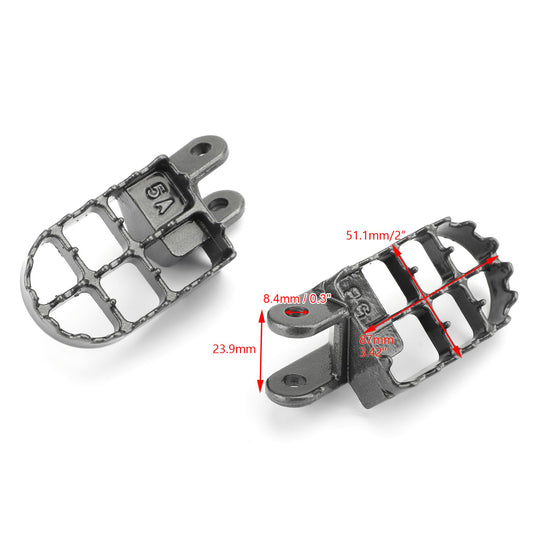 Pedane per Honda XR250/400 XR350R XR600R XR650L XR650R CR80 Generico