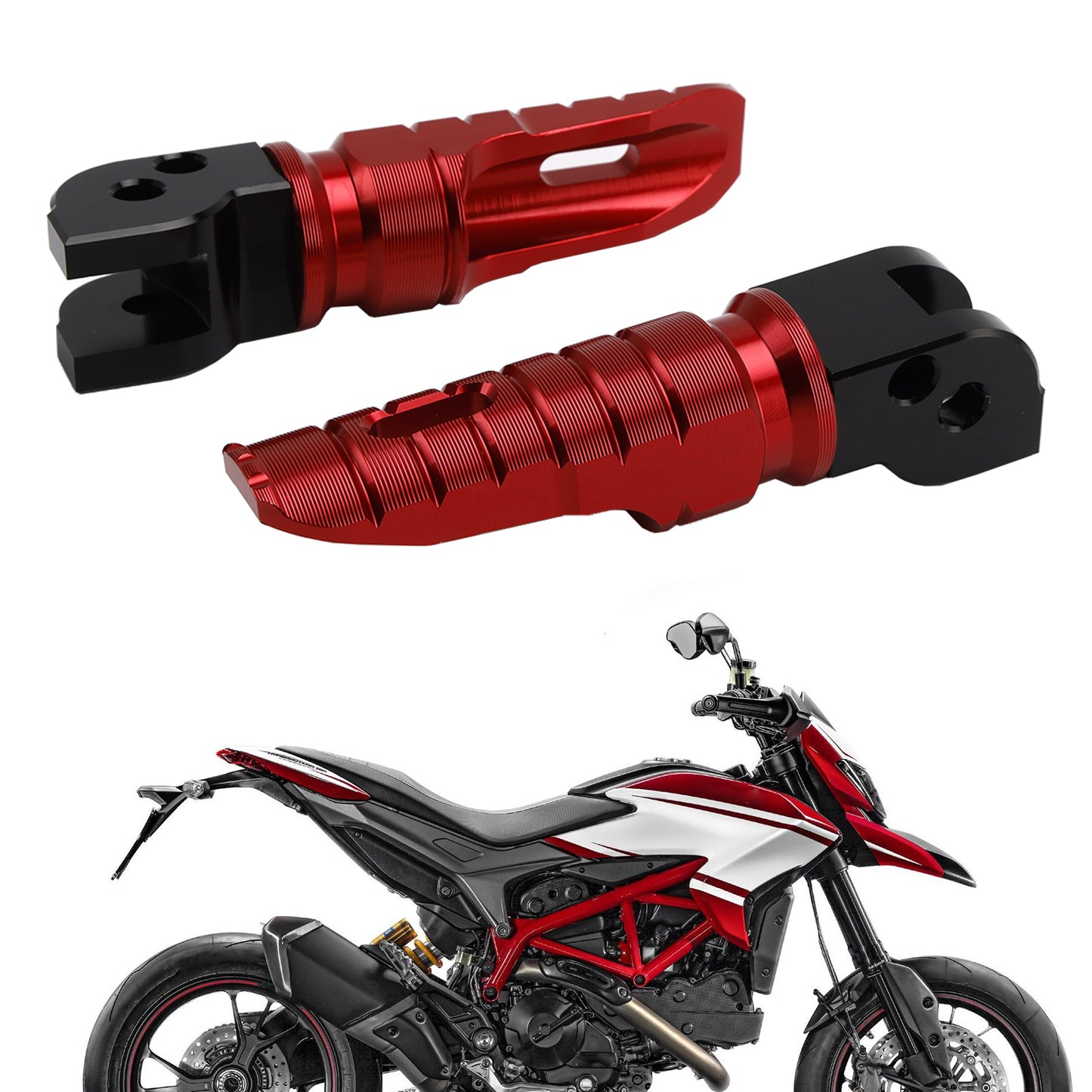 Pedane Poggiapiede Passeggero Posteriori Per DUCATI 696 08-14 796 11-14 M1100 09-13 Generic