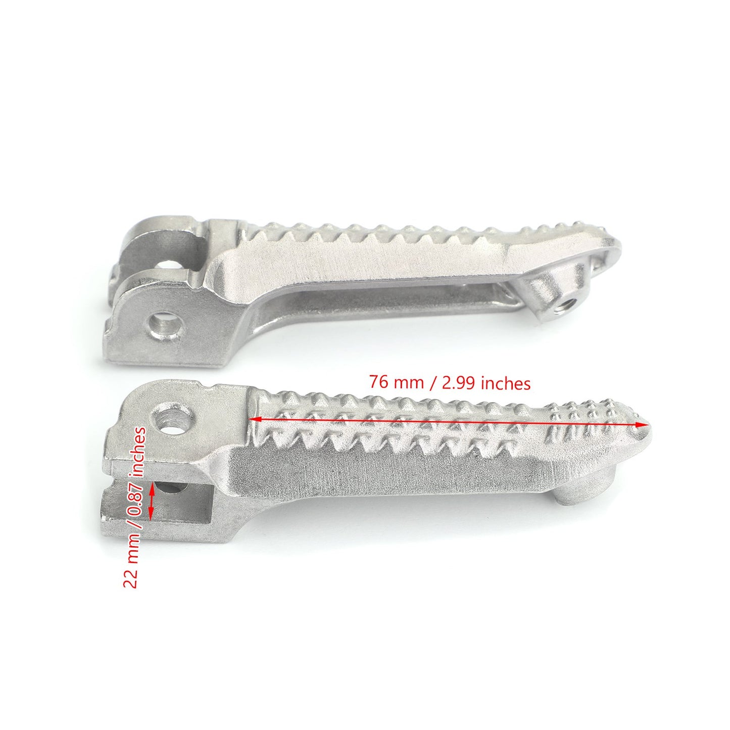 Pedane anteriori poggiapiedi per BMW S1000RR K46 S1000R K47 HP4 K42 RnineT Racer K32 Generico