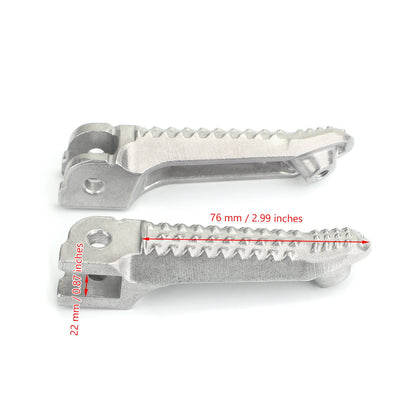 Pedane anteriori poggiapiedi per BMW S1000RR K46 S1000R K47 HP4 K42 RnineT Racer K32 Generico