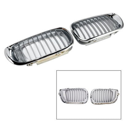 Griglia anteriore a doppio rene per Restyling BMW E46 Serie 3 4 porte 2002-2005 cromata a 4 porte