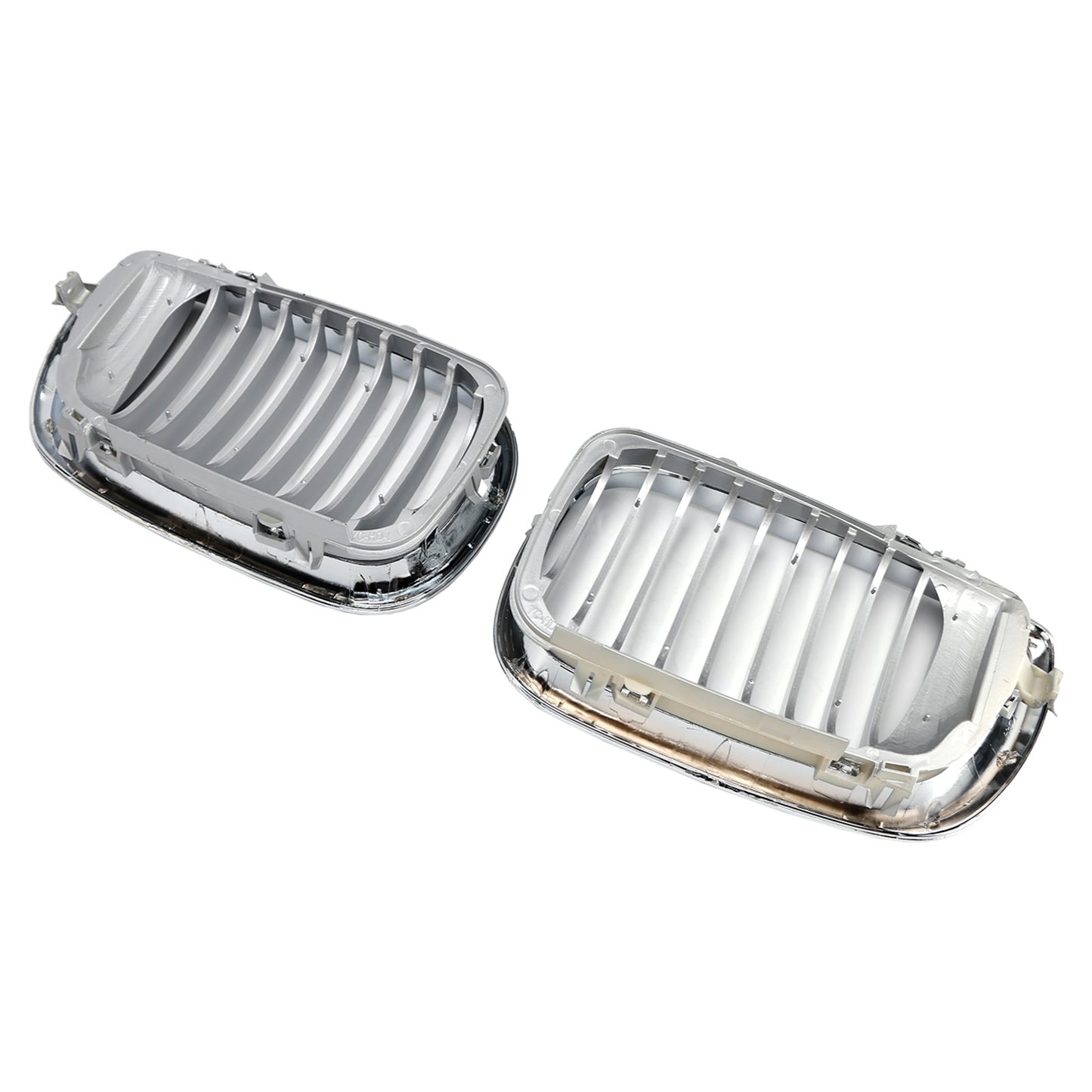 Griglia anteriore a doppio rene per Restyling BMW E46 Serie 3 4 porte 2002-2005 cromata a 4 porte