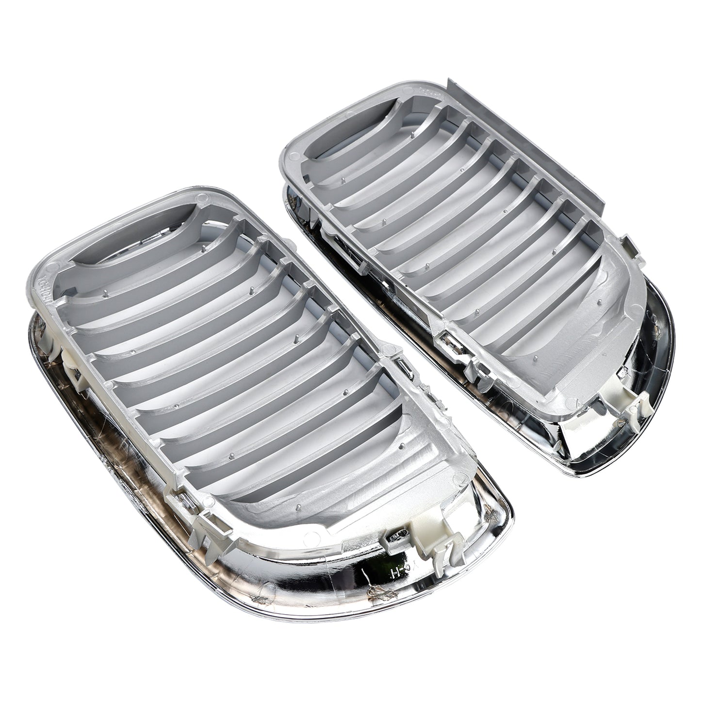 Griglia anteriore a doppio rene per Restyling BMW E46 Serie 3 4 porte 2002-2005 cromata a 4 porte